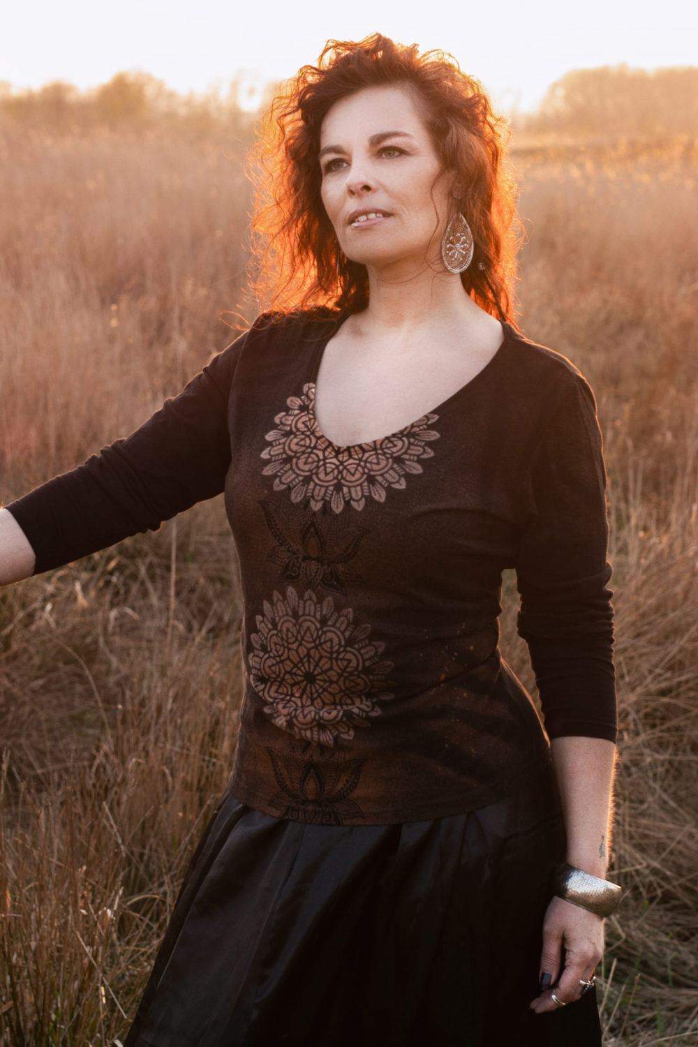 Long sleeve Mandela Lotus