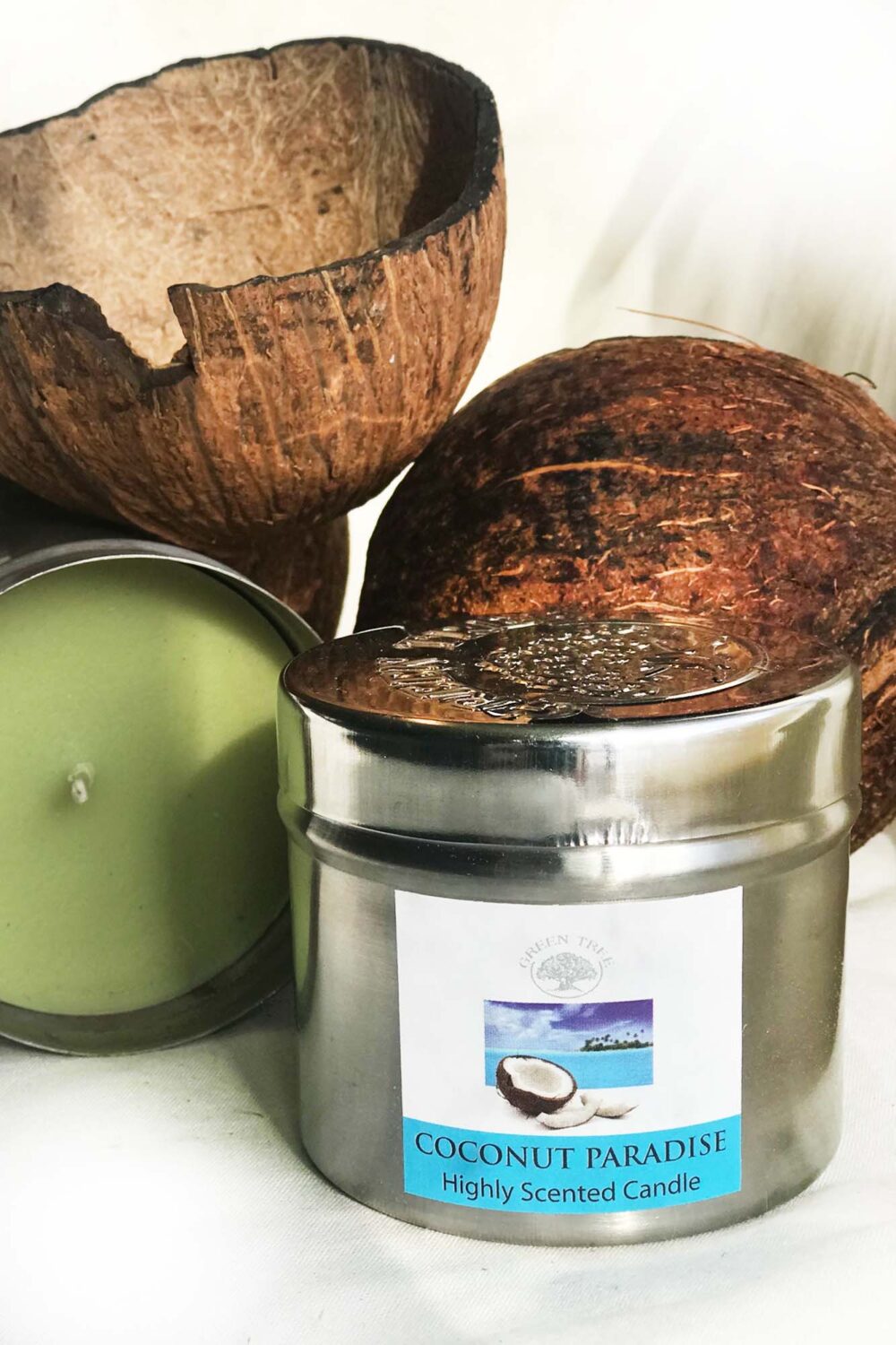 Green Tree Geurkaars Coconut Paradise